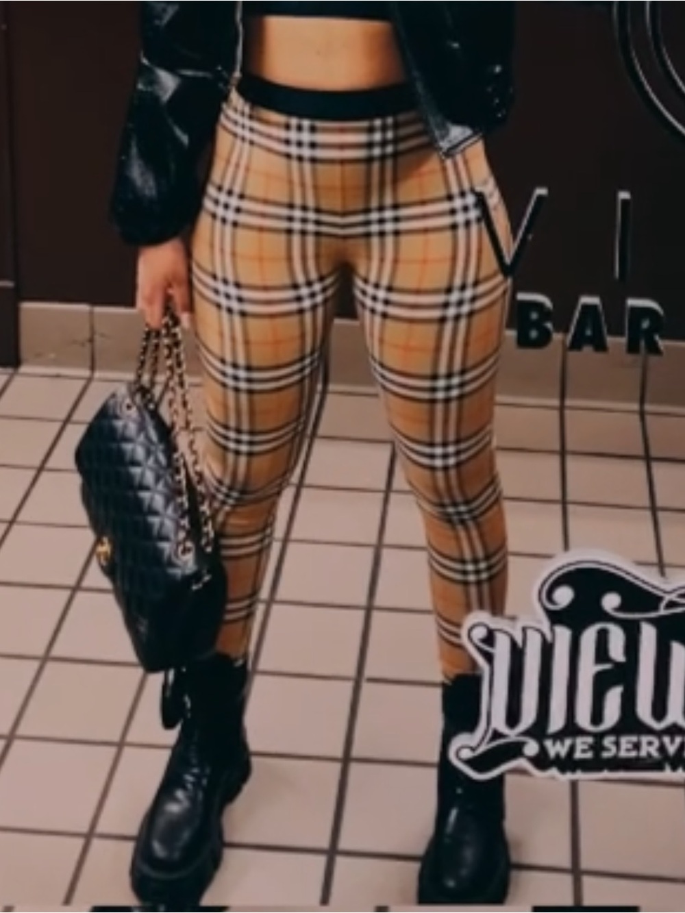 Burberry Leggings Sz Small